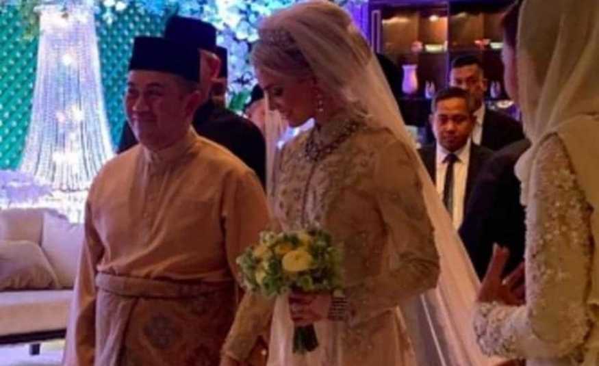  بالصور.. زفاف أسطوري لولي العهد الماليزي