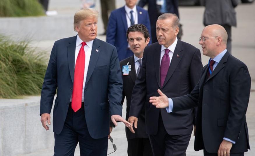 البيت الأبيض: ترامب وأردوغان يبحثان إنشاء منطقة آمنة بسوريا