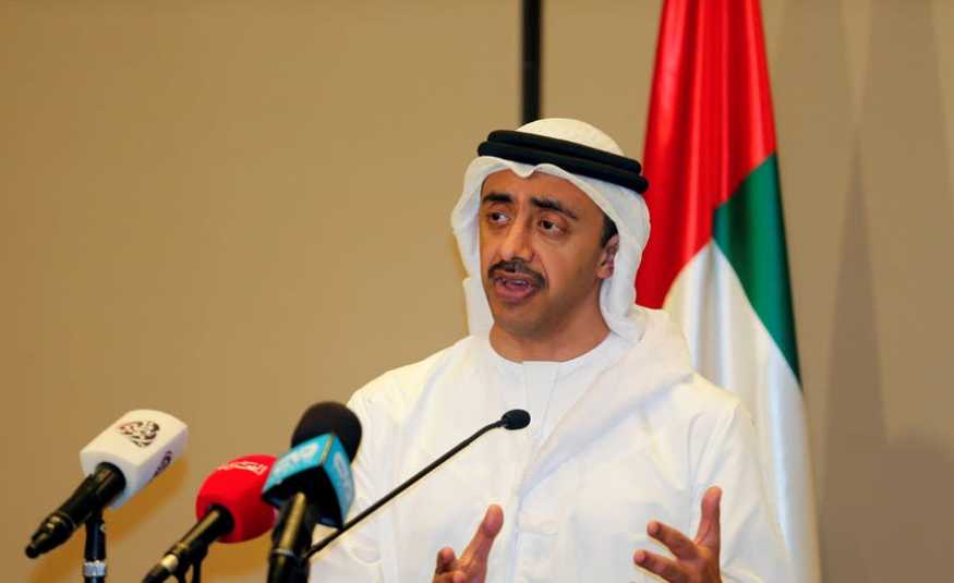 وزير الخارجية الإماراتي:الاعتداء على ناقلات النفط يشكل مصدر قلق وتوتر
