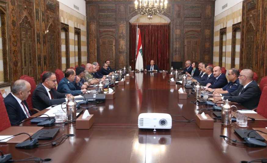 عون بعد اجتماع المجلس الأعلى للدفاع: لضرورة الدفاع عن سيادة لبنان وسلامة اراضيه 