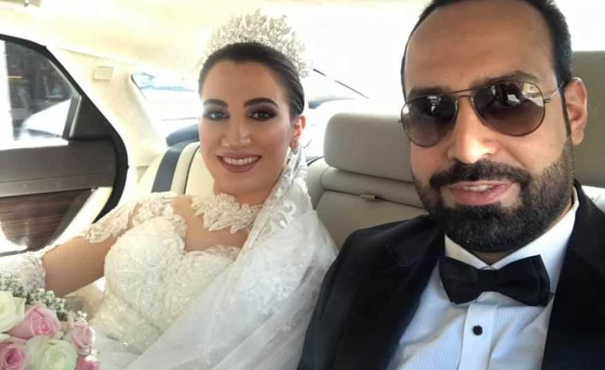 مبروك أسامة وهبة زفافهما
